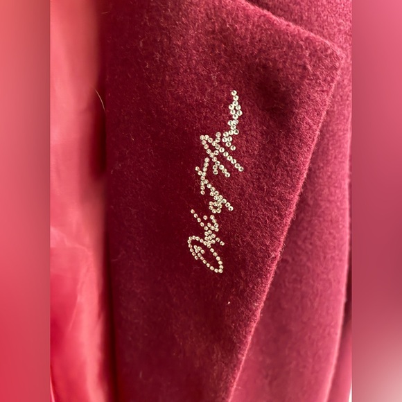 Women's Maroon Coat - Picture 9 of 12